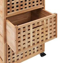 Armadietto da Bagno 41x41x91 cm in Legno Massello di Noce