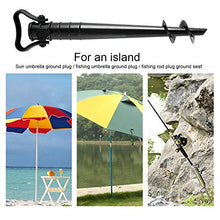 KLOP256 - Ombrello con picchetto per ombrellone, portatile, per pesca, giardino, patio