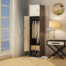 Guardaroba Cloth Armadio Fai da Te Portatile Armadio Modular Storage Organizer Deeper cubo con Hanging Asta FANJIANI (Size : 39x47x165cm)