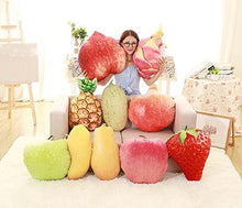 Cuscino Morbido di 18 "Cuscino di Peluche Creativo con Cuscino di Frutta - Apple