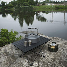 Tavolo da campeggio pieghevole, da giardino, da lavoro, pieghevole, in alluminio, pieghevole, con borsa per il trasporto, 40 x 35 cm, per esterni, per balcone, picnic, pesca