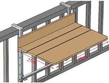 KAISIMYS Tavolo da Appendere Pieghevole Regolabile in Altezza, Tavolo da Balcone Pieghevole da Balcone, Scrivania per Laptop Ringhiera per Patio Portatile Tavolo da Lettura per Patio da Giardino, B,