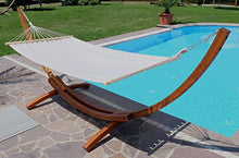 SAS 350cm XL Supporto deluxe in legno larice per Amaca con Amaca LUCIA di AS-S