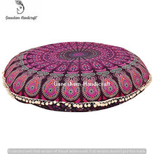 Ganesham indiano boho mandala Bohemian Decor Floor Pillow Pet Bed gypsy meditazione cuscino 32 x 32
