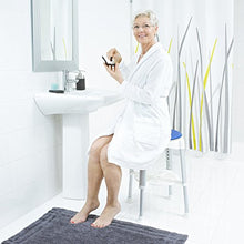 Ridder A0050401 - Sgabello da bagno girevole ad altezza regolabile, colore: Bianco
