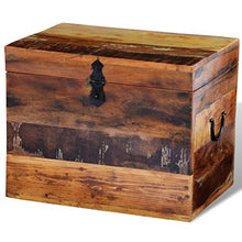 XINGLIEU Baule portaoggetti Marrone, Baule portaoggetti in Legno, Tavolo supplementare, 39 x 28 x 31 cm
