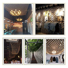 WaiMin Rete multifunzionale in corda di canapa intrecciata a mano Rete di sicurezza for arrampicata Balcone Scale Rete antisfondamento Rete for controsoffitto Rete for recinzione Rete protettiva for b