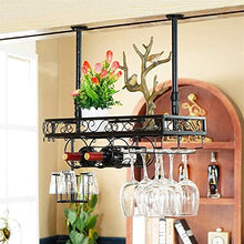 Classico Wine Rack Wine Glass Rack Hanging Upside Down Nero MULTISIZE Calice Rack Living Room Bar Decoration