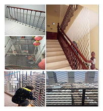 MFLASMF Rete di Sicurezza Protezione per Balcone Rete anticaduta per Bambini, Rete di Protezione per Esterni Rete per Decorazione Rete per Gatti, Adatto per Arrampicata su Balcone Ringhier