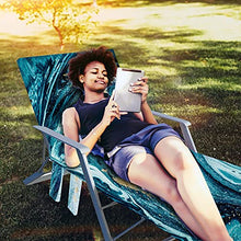 Sdfsa - Coprisedia da spiaggia per chaise longue con tasche laterali per piscina, sdraio, prendisole, vacanza
