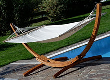 XL deluxe nobile 320cm Amaca con cornice in legno larice mod. 'ARADOS'