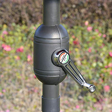 Ombrellone da Giardino Ø2,55m con Manovella Bianco Crema