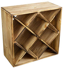 Kistenkolli Altes Land - Scaffale per vino in tre diverse versioni, per fino a 25 bottiglie 52 x 25 x 52 cm