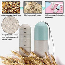 LTLJX Pillola Organizer Box 7 Giorni Pillola Box Grain Fibre Pillola Case Dispenser
