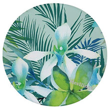 Mesllings - Cuscino morbido per sedia, motivo: piante tropicali