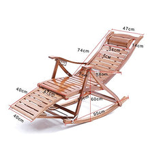 Poltrone LHA Sedia Estiva Sedia Pieghevole Bamboo Chair Lounge Chair