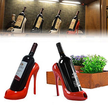 MCTY - Portabottiglie per vino, con tacco alto, a forma di scarpa, ideale per decorare la casa, feste di Natale