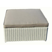 Papillon Modulo Tavolino per Salotto POLYRATTAN MOD. SABAUDIA Colore Bianco