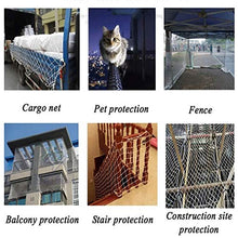 Rete di Sicurezza per Gatti per Balcone per Bambini, Rete per rimorchio per carico ringhiera per Scale Sicurezza Decorazione per Interni Rete per Piante da Giardino Rete Universale per Abiti