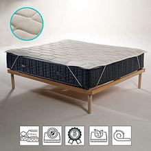SH3 TOPPER H4 cm in Visco Memory foam CORRETTORE per MATERASSO o Sovramaterasso singolo 80x190