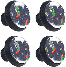 Astronaut Dinosaur Space Rocket Pomelli per Porta Set di 4 Pomelli per Mobili Manopole per Cassetti Cucina Armadio Vetro