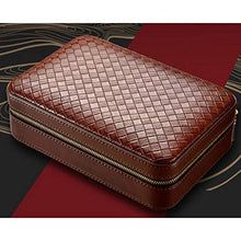 ZLMMY Desktop Desktop Cigar Box - Fatto a Mano in Pelle Resistente all'Uso e sigillato Portatile Cigar Box
