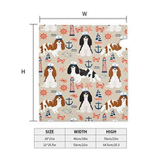 Cavalier Cavalier Dog - Copertura magnetica per cassetta postale per giardino, giardino, cortile, dimensioni standard 51 x 45 cm