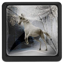 cavallo bianco 3 PCS Pomelli per Porta, Pomolo per Mobile, Pomelli per Mobili con Viti, Maniglia per Armadietto, Pomelli per Porta, Pomelli per Cassetti per Porta, Armadio, Cassetto e Credenza