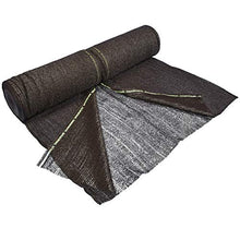 HaGa® - Rete ombreggiante per privacy, 60% 3 m x 75 m, marrone