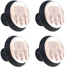 Modello vintage Dream Catcher Pomelli per Porta Set di 4 Pomelli per Mobili Manopole per Cassetti Cucina Armadio Vetro