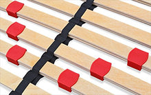 ECOFORM - Rete a doghe con regolazione del grado di durezza + copriasse elastiche 140/160/180/200 cm x 200 cm – dal produttore (180 x 200 cm)
