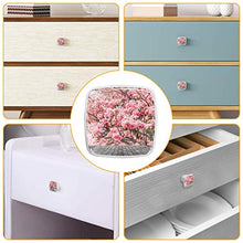Fiore rosa ciliegia 4 PCS Pomelli per Porta, Pomolo per Mobile, Pomelli per Mobili con Viti, Maniglia per Armadietto, Pomelli per Porta, Pomelli per Cassetti per Porta, Armadio, Cassetto e Credenza
