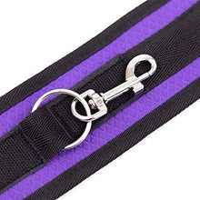 CareUToo Comodo Cinturino in Nylon e Kit per Benda per Benda per Allenamento di Forza di Mani e Gambe Viola