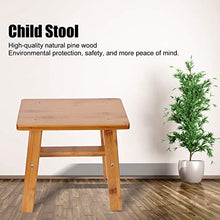 Crisis Bambino, Sgabello Basso antitarme, Panca Bambino, per la Vita(Small Square Bamboo Stool)