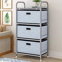 WJQ Cassettiera Verticale Storage Tower 3 cassetti cassettiera, Versatile, Dimensioni perfette, Design Leggero, Ideale per armadi, camere da Letto