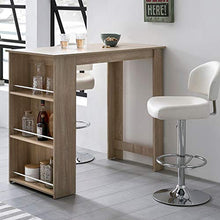 WOHNLING WL5.733 - Tavolo da barba, in truciolato, 120 x 107,5 x 60 cm