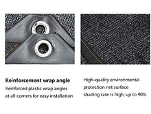 Panno Ombreggiante Black Sun Mesh Rete Resistente Ai Raggi UV del 90% Bordo con Occhielli per Piante da Giardino (Dimensioni : 5x5m)