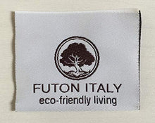 FUTON ITALY - Futon 65 x 200 x 8 cm, pieghevole e trasportabile, per shiatsu, yoga e massaggio:in puro cotone + cintura Yogi (Lino)