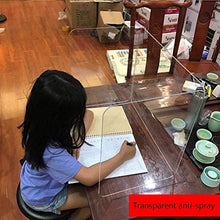 Barriera Protettiva Plexiglass, Protezione Per Starnuti Protettiva, Barriera in Plexiglass Acrilico Trasparente Per Controsoffitti Finestre Di Transazione