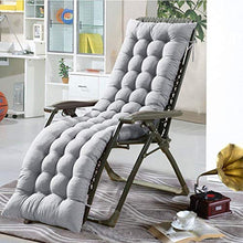 Soddyenergy - Cuscino per sedia a sdraio, per chaise longue e sedie da giardino, per esterni, per veranda, colore: grigio