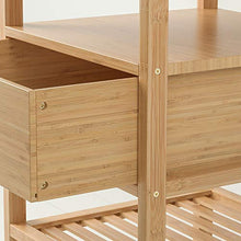 Ikea Nordkisa comodino, 40 x 40 x 67 cm, bambù