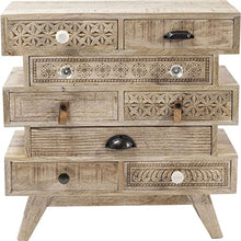 Kare Kommode Puro Butterfly Moebel, Legno, Marrone Chiaro, 60x65x30 cm