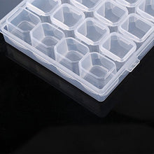 Longzhou Scatola per medicinali, plastica Trasparente 28 Slot Regolabile per Tablet Pillola per medicinali Contenitore per contenitori per Gioielli