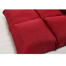 MICEROSHE Comodo Divano Sedia Cuscino Cuscino per Balcone Lazy CouchComputer Bed Waist Chair Sedie comode e Belle (Colore : Rosso, Dimensione : L:110 * 52 * 12cm)