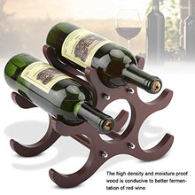 Rehomy Wooden Red Wine Rack Red Wine Holder Shelf Stand 6 Bottles
