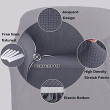 Fodere per Divano Elasticizzate Fodere per Divano a 4 posti per Fodere per Divano da Salotto Fodere per mobili con Fondo Elastico (4 Posti, Grigio) - Arredi Casa