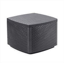 TOMAINO Salotto da Giardino in plastica Simil Rattan 2 poltrone e 1 tavolino