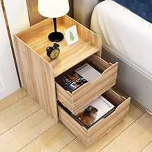 Comodino Semplice, Semplice Camera da Letto Economica Armadio di stoccaggio portante 300KG-30x40x29cm FANJIANI