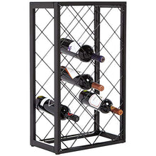 Amazon Basics - Portabottiglie di vino con ripiano, per 23 bottiglie