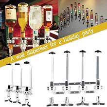 panthem Supporto da parete per bevande spiritose, supporto da parete per parete, portabottiglie da bar
